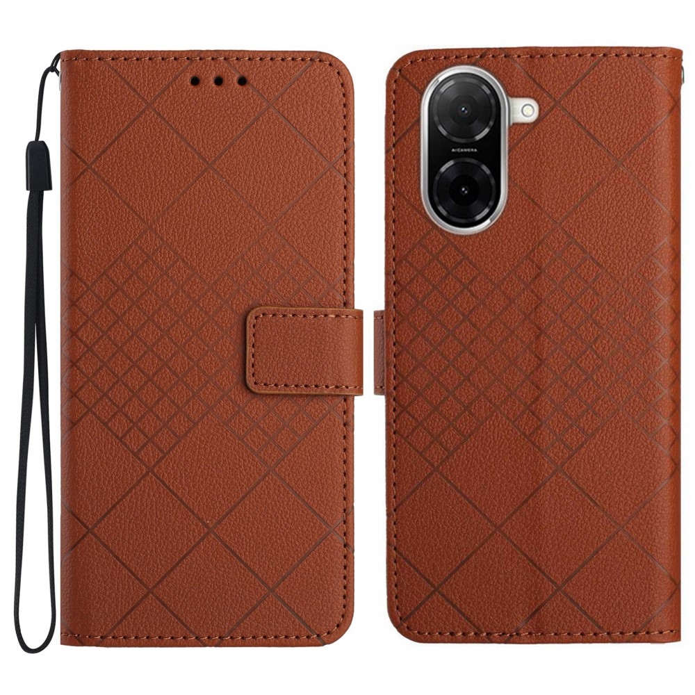 Folio knížkové pouzdro na Xiaomi Redmi A5 (173.45x79.35x8.45mm) - hnědé