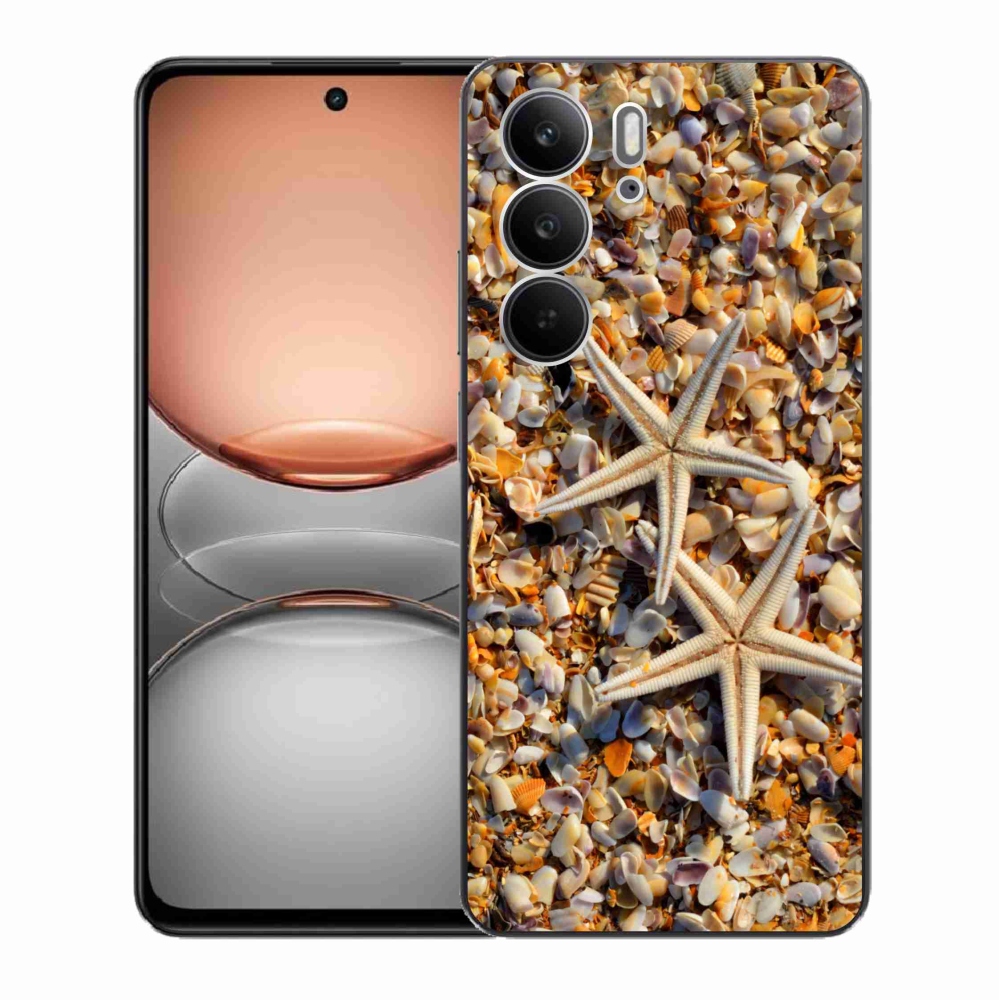 Gelový kryt mmCase na Realme C75 - mořské hvězdice