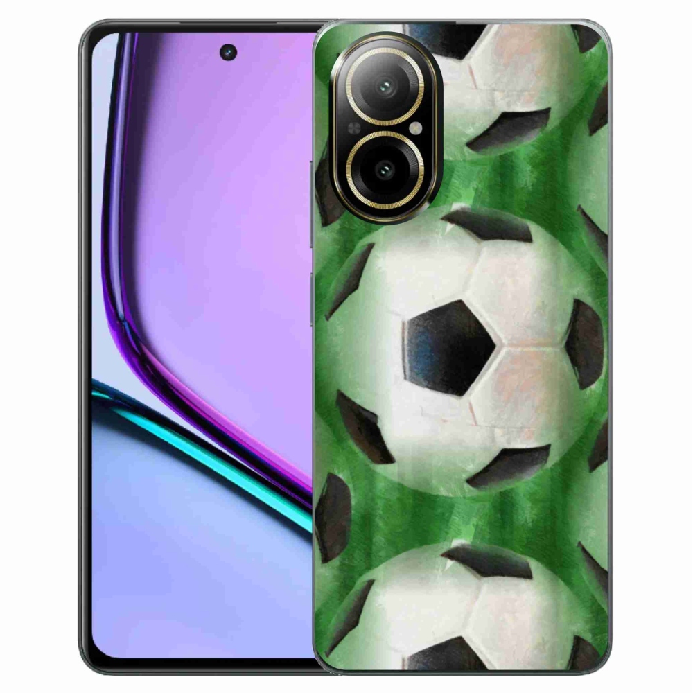 Gelový kryt mmCase na Realme C67 - fotbalový míč