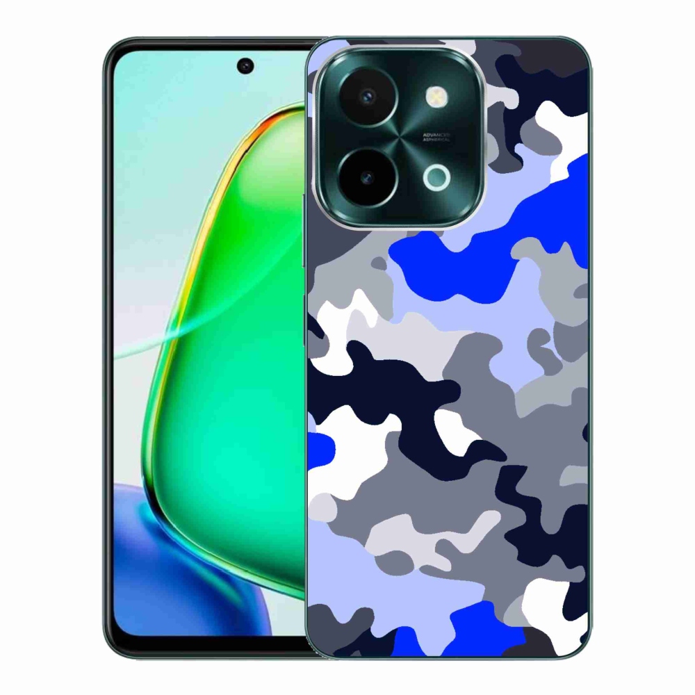 Gelový kryt mmCase na Vivo Y28 - maskáčový vzor 8