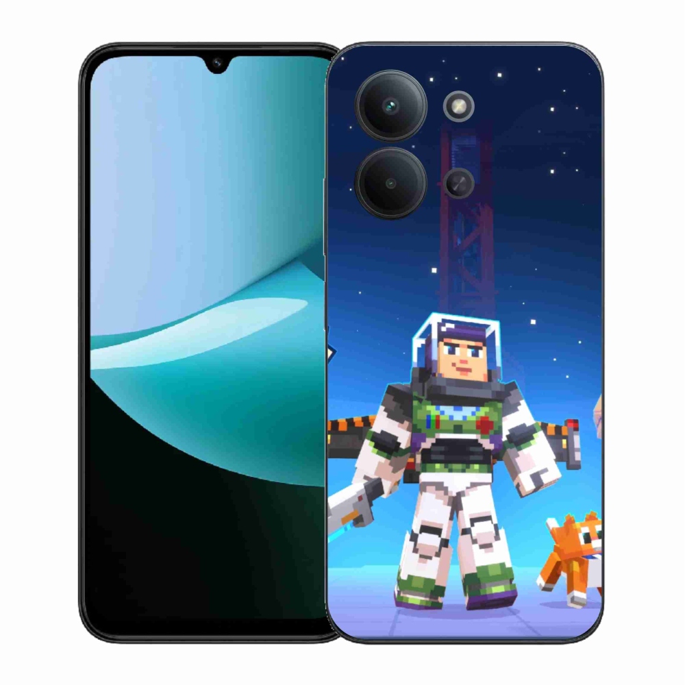 Gelový kryt mmCase na Xiaomi Redmi 15C 4G (171mm)/Poco C85 4G (171mm) - minecraft 2