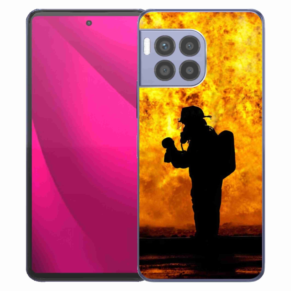 Gelový kryt mmCase na T-Mobile T Phone 2 Pro - hasič