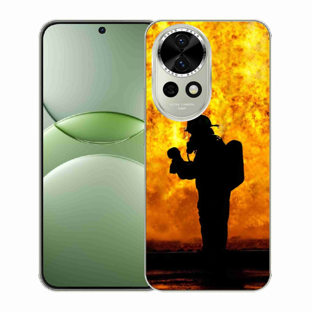 Gelový kryt mmCase na Huawei Nova 13 5G - hasič
