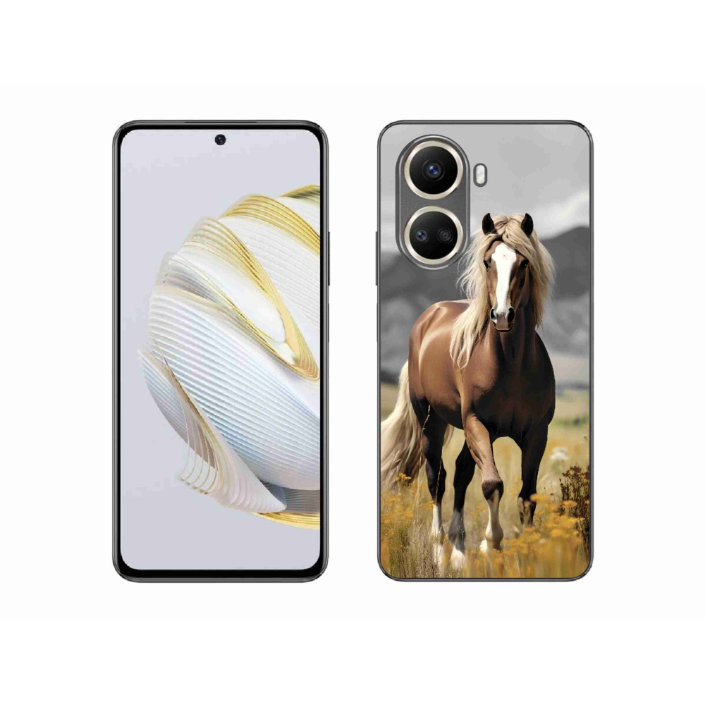 Gelový kryt mmCase na Huawei Nova 10 SE - hnědý kůň 1