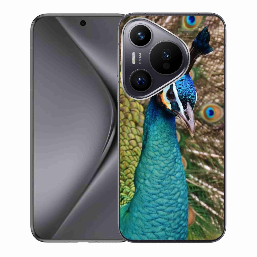 Gelový kryt mmCase na Huawei Pura 70 - páv