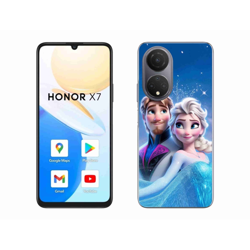 Gelový kryt mmCase na Honor X7 - ledové království 1
