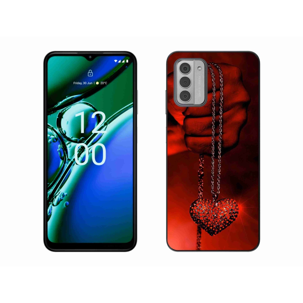 Gelový kryt mmCase na Nokia G42 - náhrdelník