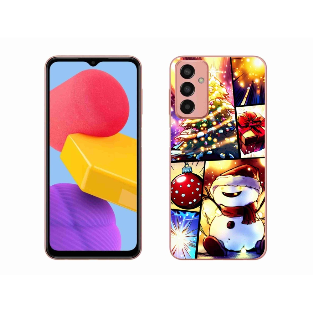 Gelový kryt mmCase na Samsung Galaxy M13 - vánoční motivy 1