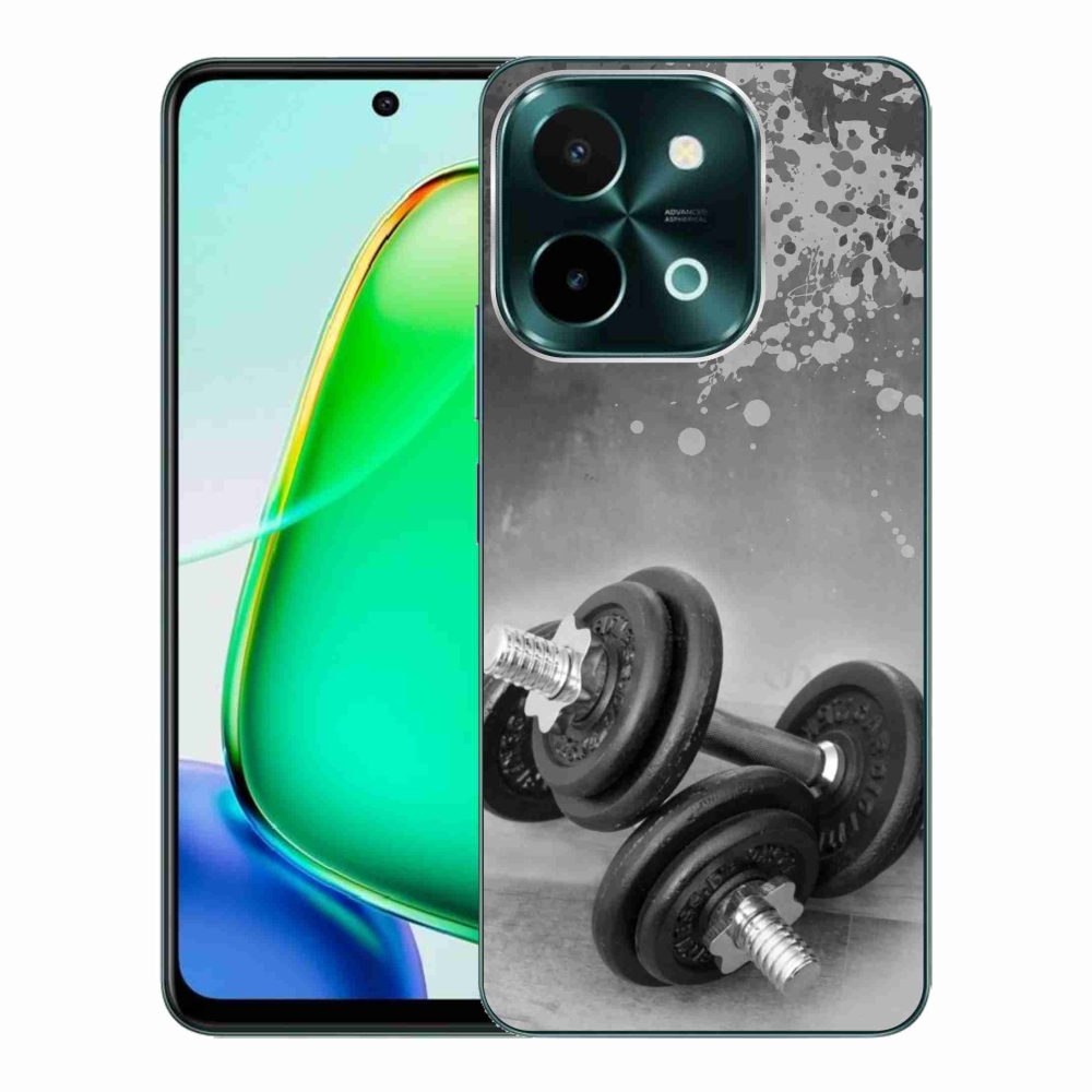Gelový kryt mmCase na Vivo Y28 - činky 1