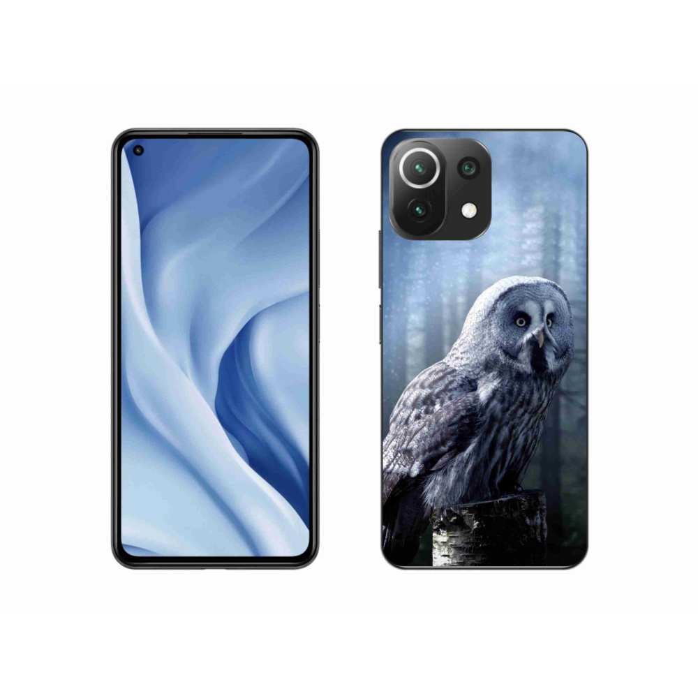Gelový kryt mmCase na Xiaomi 11 Lite 5G NE - sova