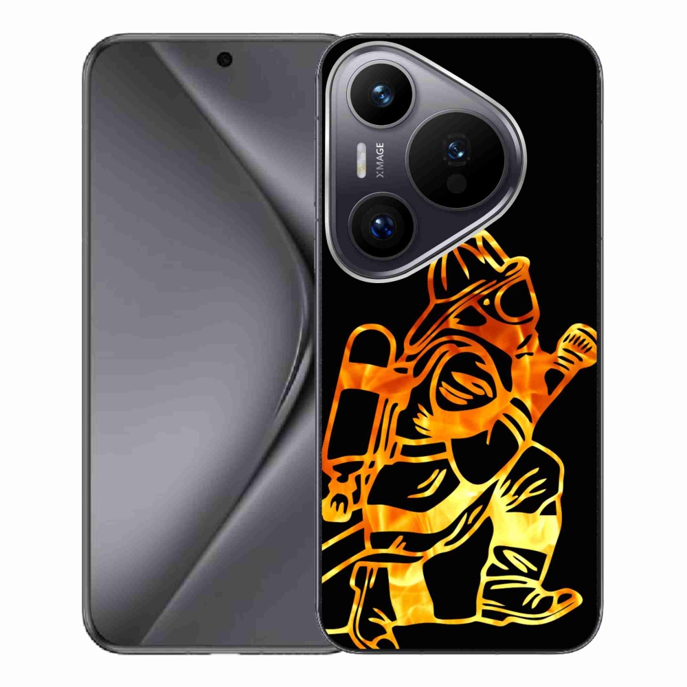 Gelový kryt mmCase na Huawei Pura 70 Pro - hasič 1