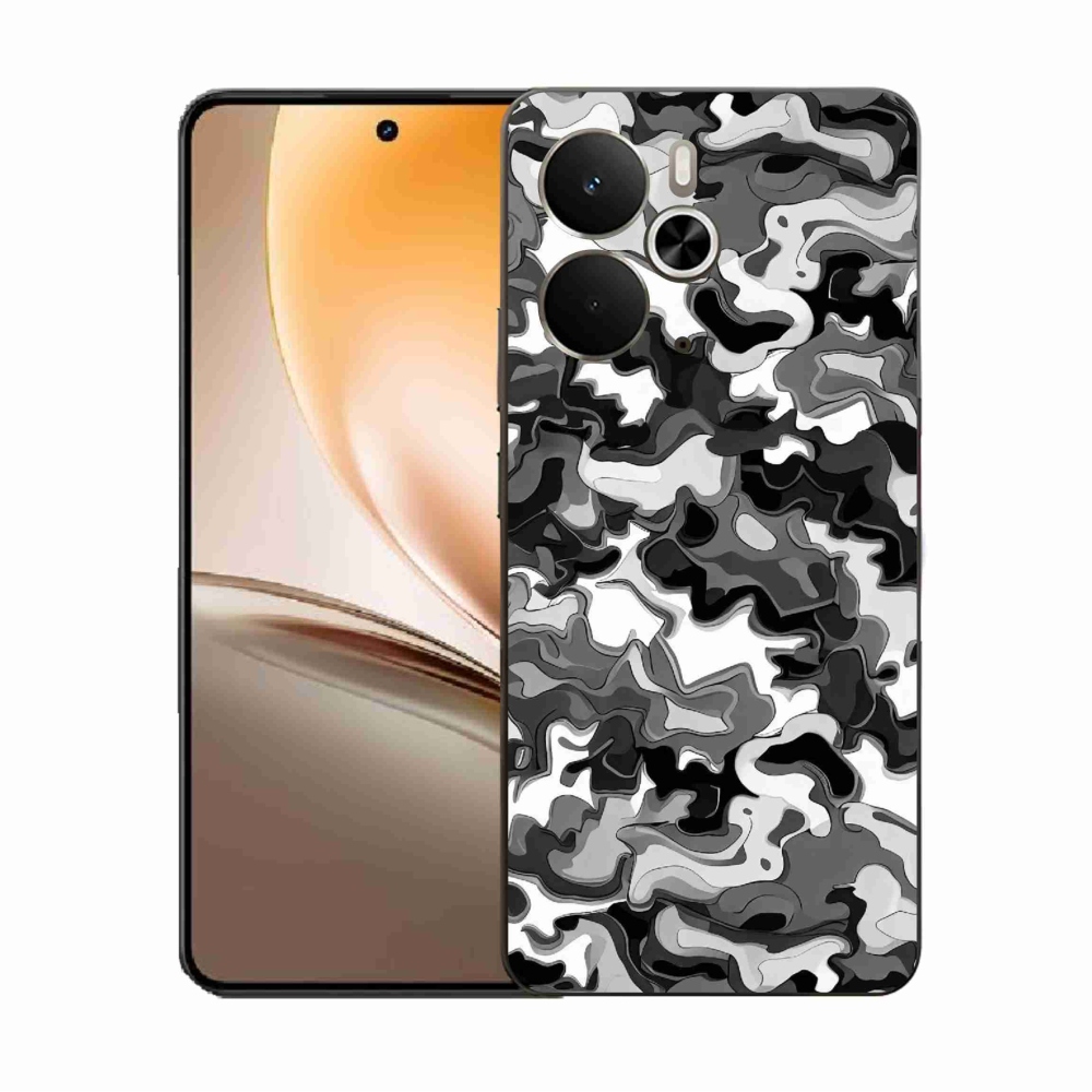 Gelový kryt mmCase na Realme 14 5G - maskáčový vzor 3