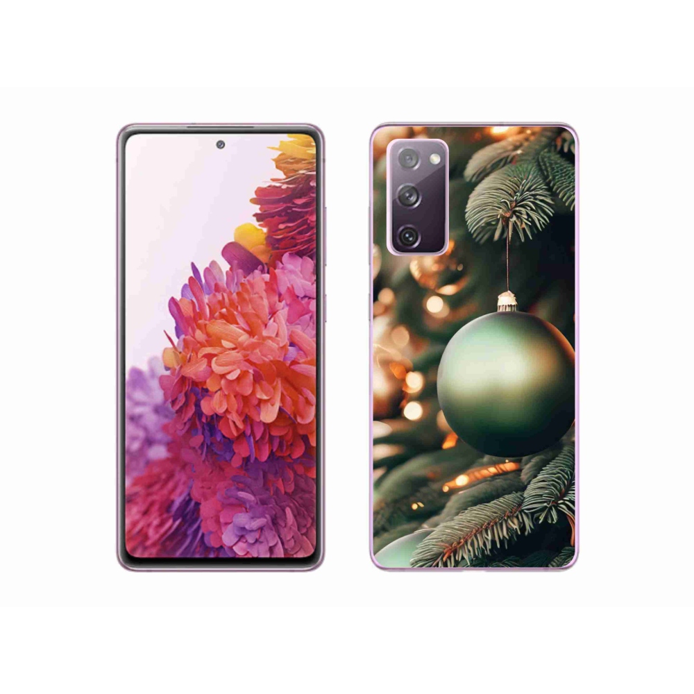 Gelový kryt mmCase na Samsung Galaxy S20 FE - vánoční ozdoby 1