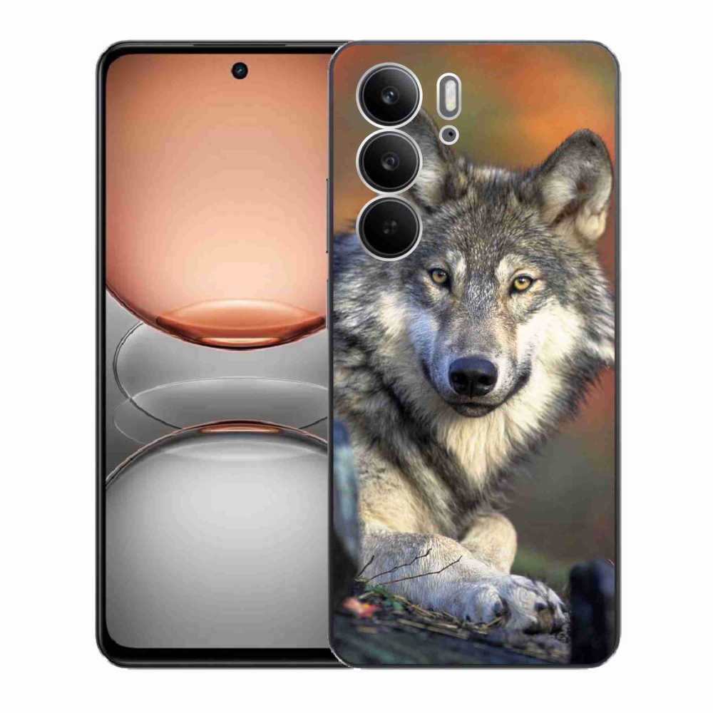Gelový kryt mmCase na Realme C75 - vlk