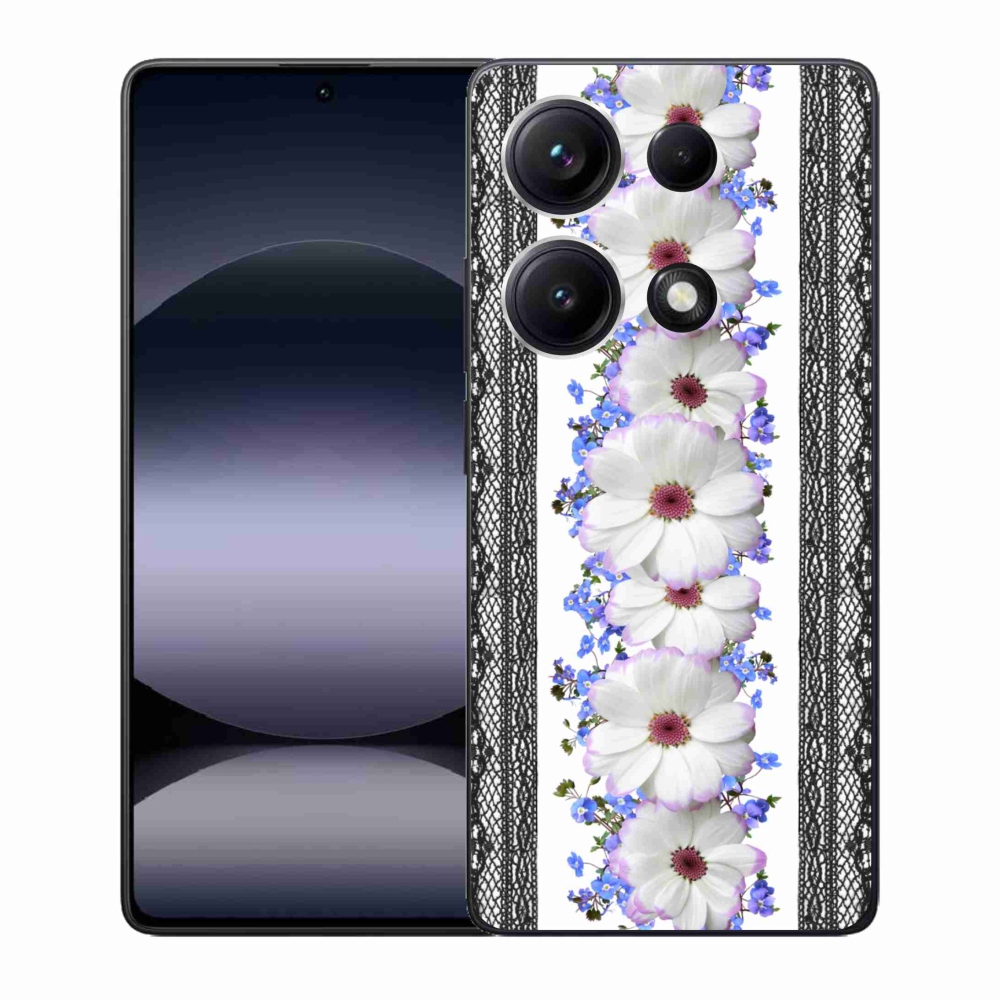 Gelový kryt mmCase na Xiaomi Redmi Note 14S - květiny 8