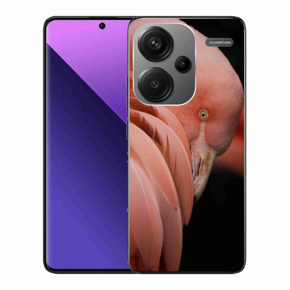 Gelový kryt mmCase na Xiaomi Redmi Note 13 Pro+ 5G - plameňák 3