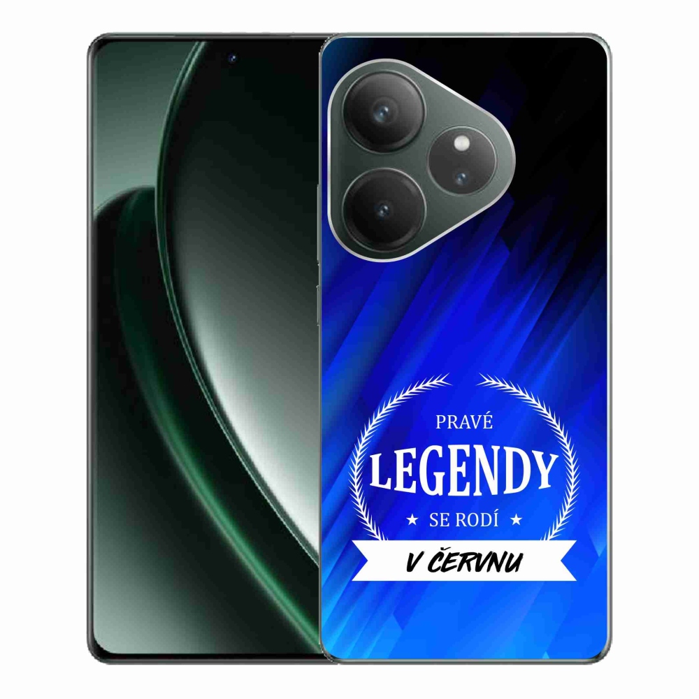 Gelový kryt mmCase na Realme GT 6 5G/GT 6T 5G - legendy v červnu modré pozadí