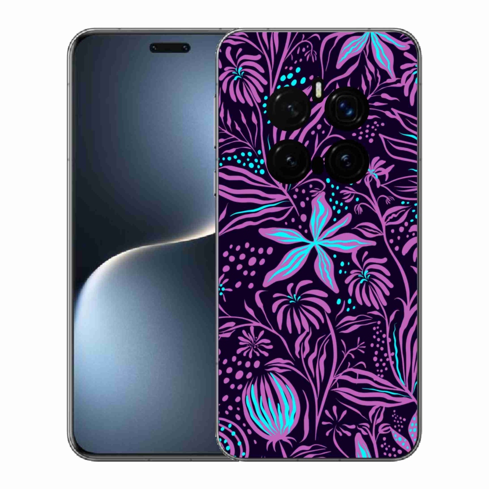 Gelový kryt mmCase na Honor Magic 7 Pro 5G - květiny 2