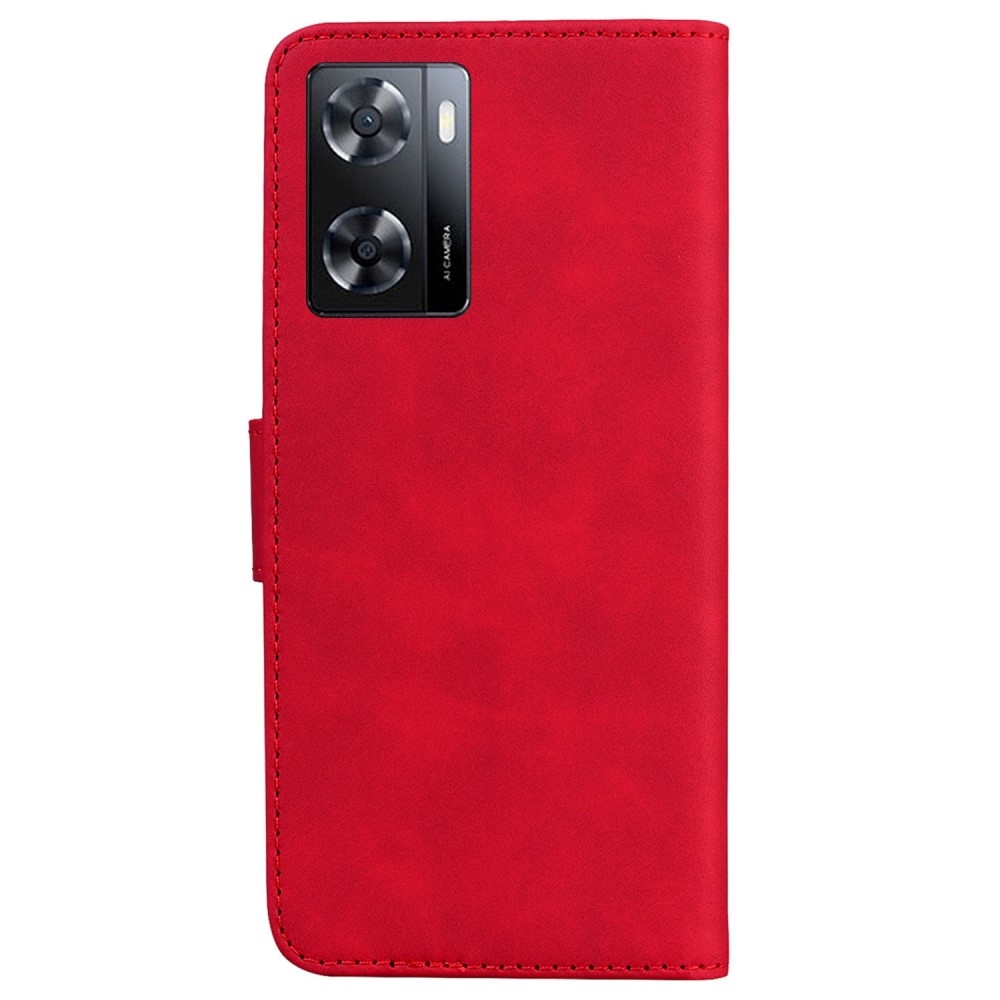 Wallet knížkové pouzdro na Realme Narzo 50 - červené
