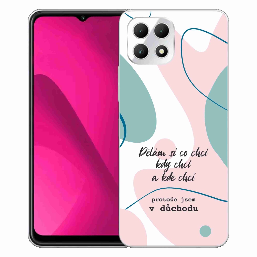 Gelový kryt mmCase na T-Mobile T Phone 2 - vtipný text 10 bílé pozadí