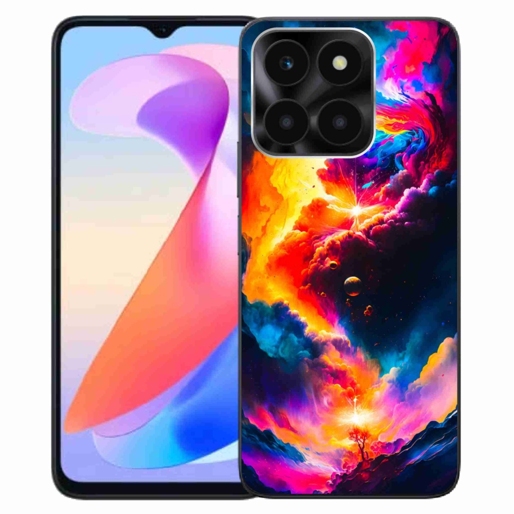 Gelový kryt mmCase na Honor X6a - abstraktní motiv
