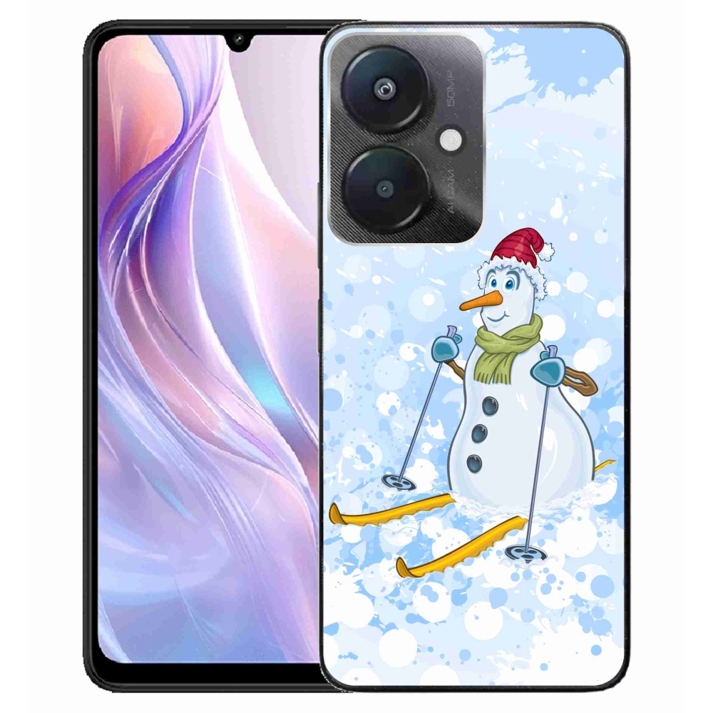 Gelový kryt mmCase na Xiaomi Redmi 13C 5G - sněhulák