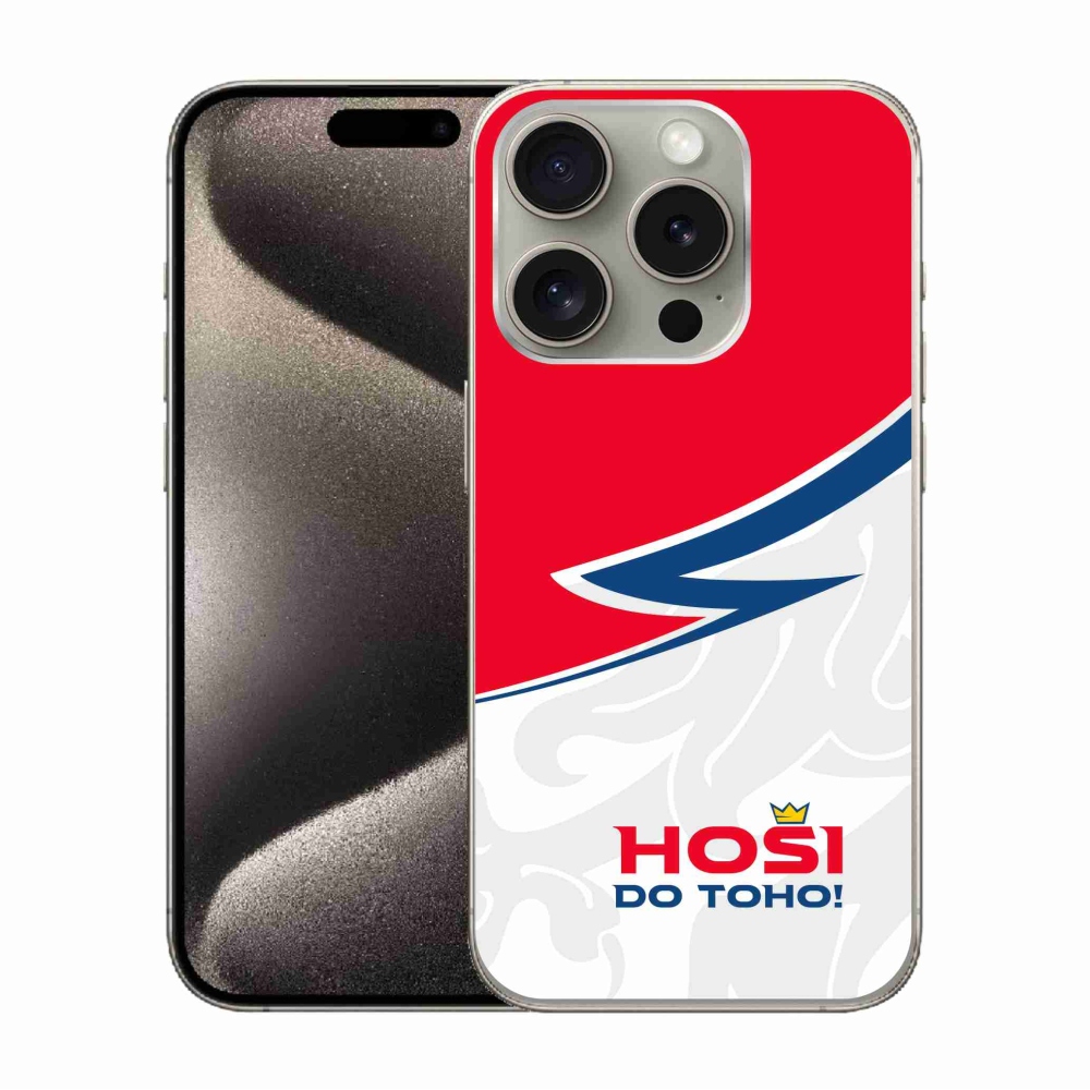 Gelový kryt mmCase na iPhone 15 Pro - hoši do toho