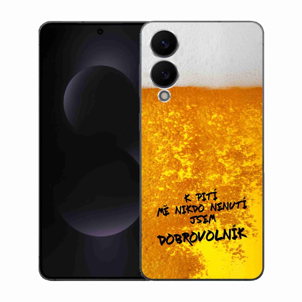 Gelový kryt mmCase na Samsung Galaxy S25 Edge - pivní motiv 4