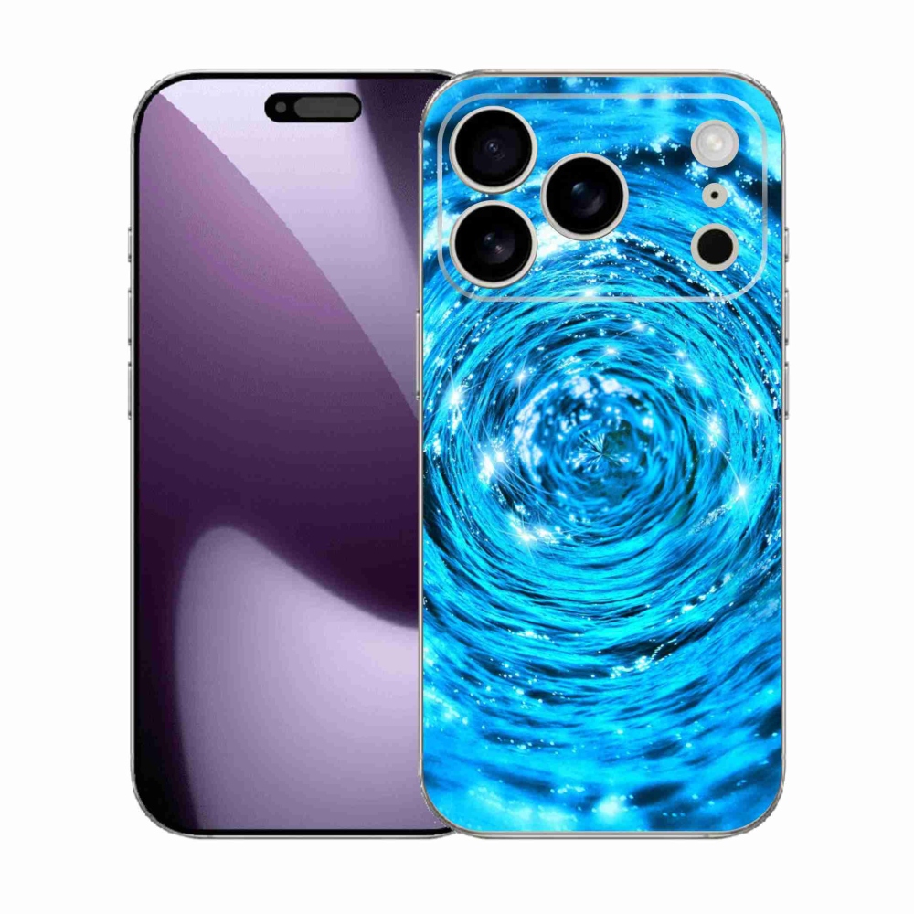Gelový kryt mmCase na iPhone 17 Pro - vodní vír