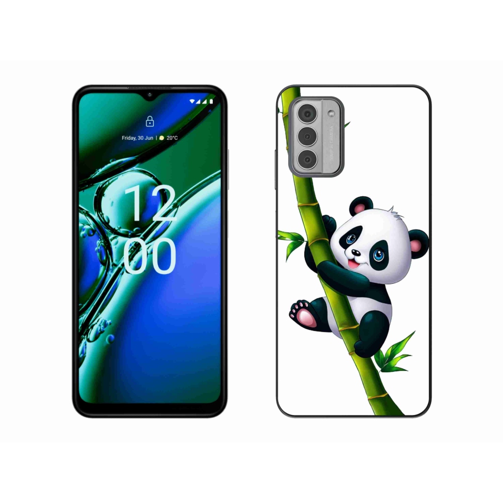 Gelový kryt mmCase na Nokia G42 - panda na bambusu