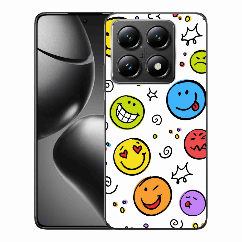 Gelový kryt mmCase na Xiaomi 14T - smajlíci