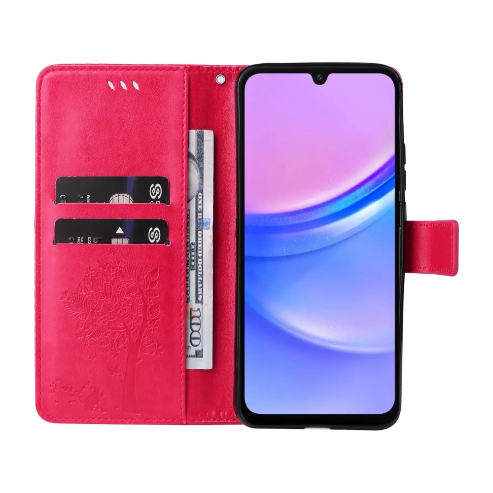 Trees knížkové pouzdro na Samsung Galaxy A16 4G/5G/A26 5G - rose