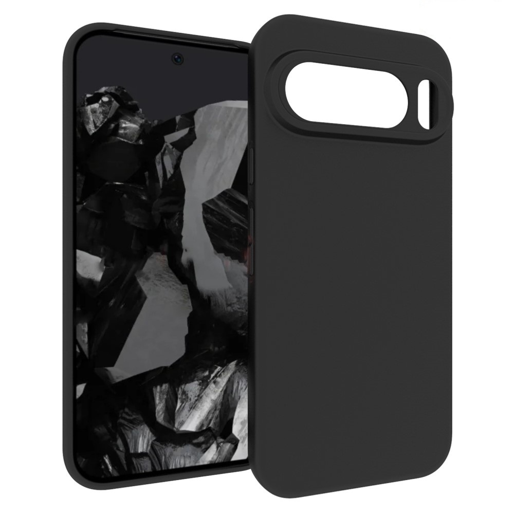 Matný gelový obal na Google Pixel 9/9 Pro - černý