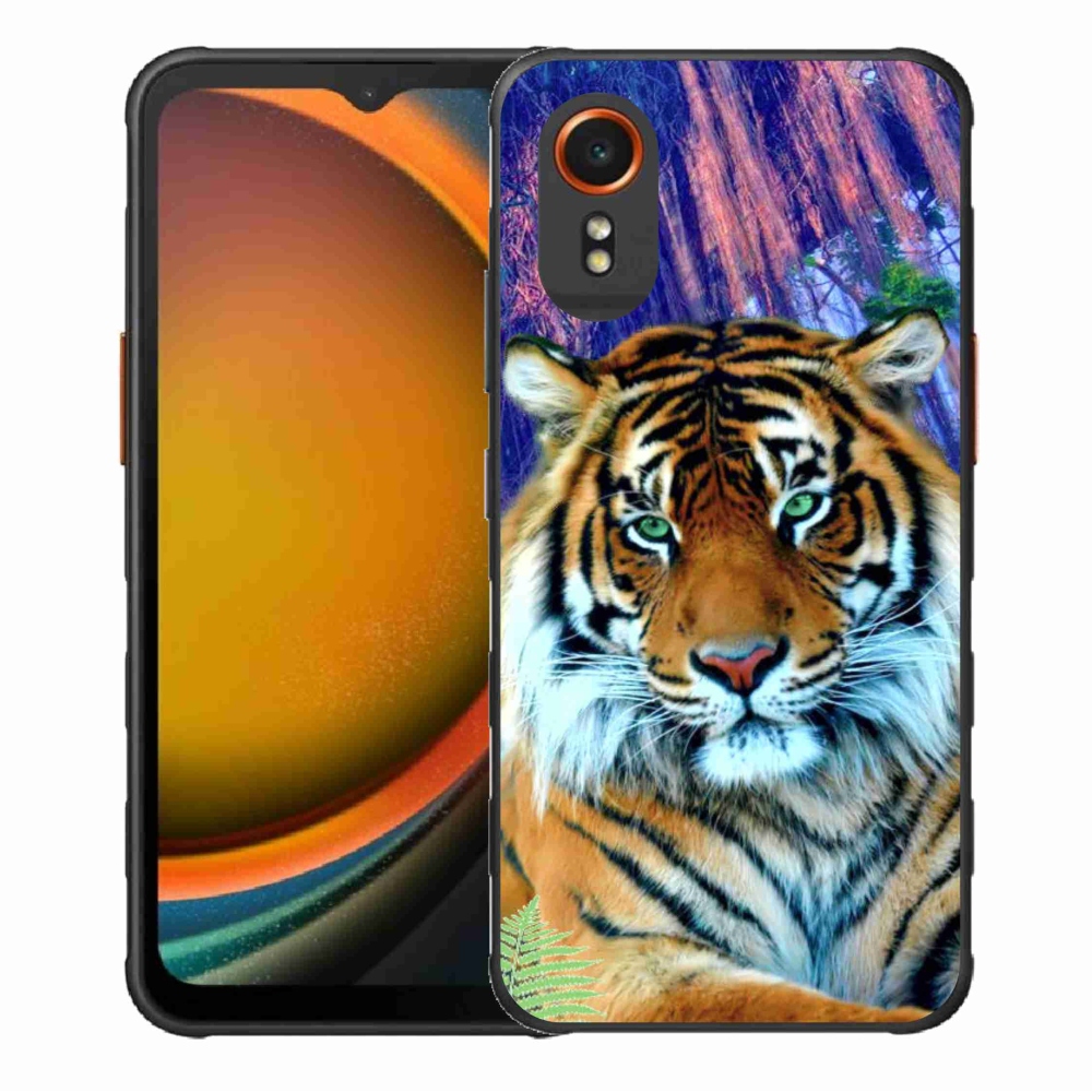 Gelový obal mmCase na Samsung Galaxy Xcover 7 - tygr