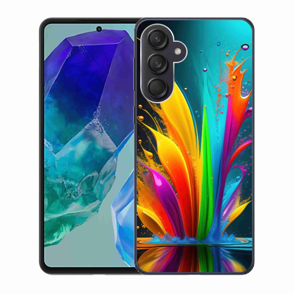 Gelový kryt mmCase na Samsung Galaxy M55 5G - abstraktní motiv 1