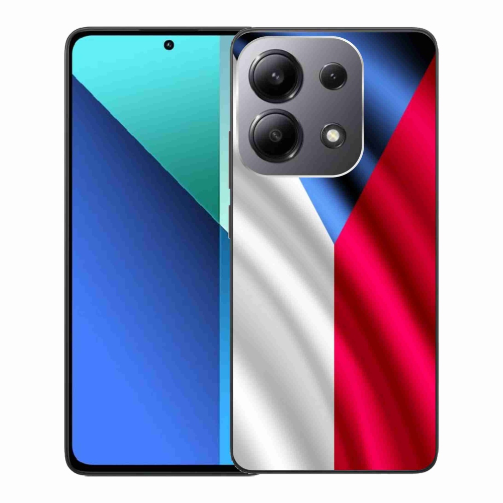 Gelový kryt mmCase na Xiaomi Redmi Note 13 - česká vlajka