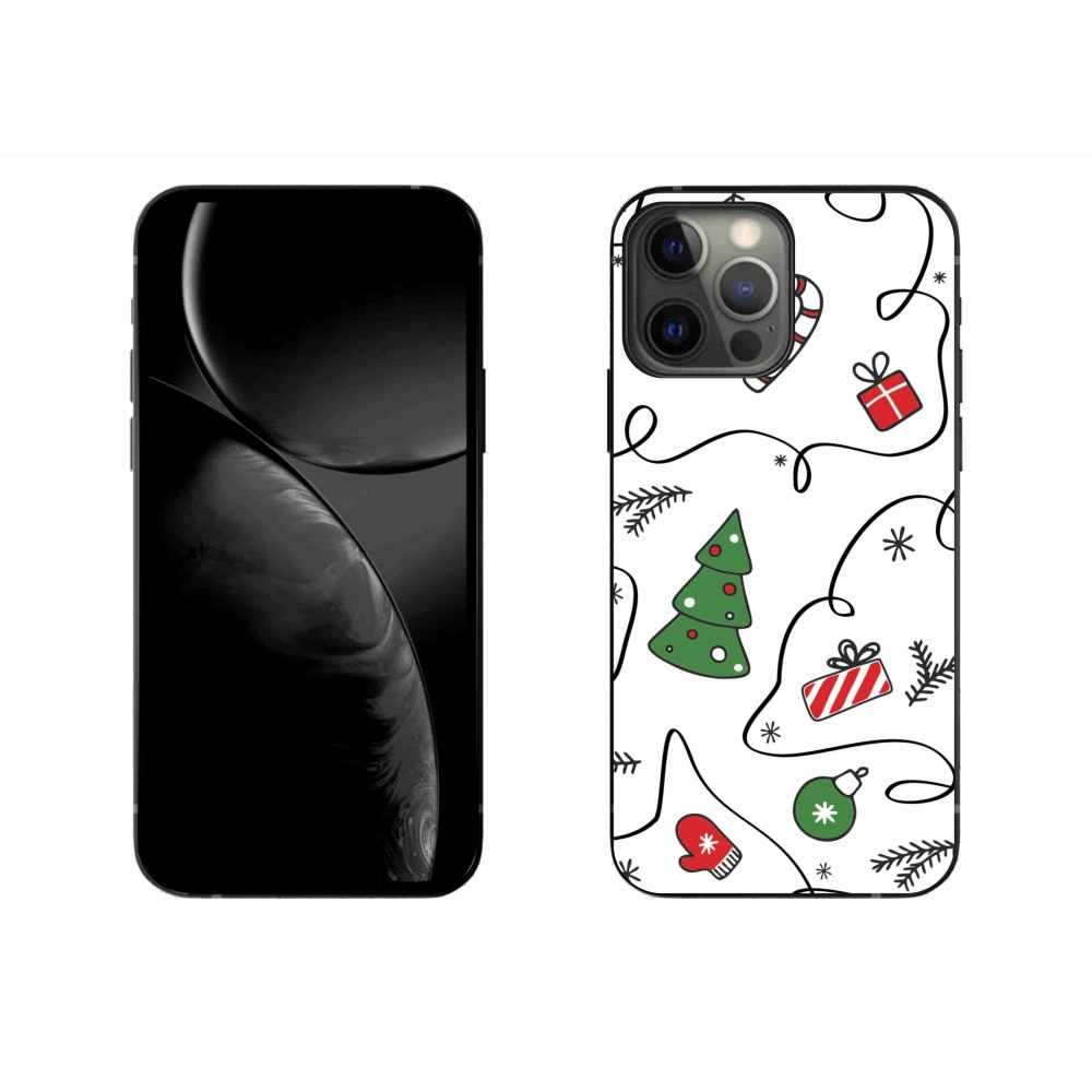 Gelový kryt mmCase na iPhone 13 Pro Max 6.7 - vánoční motivy