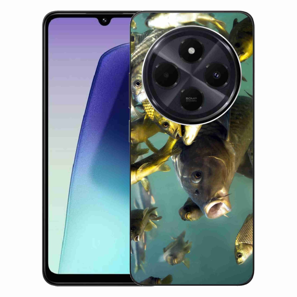 Gelový obal mmCase na Xiaomi Redmi 14C/Poco C75 - hejno ryb