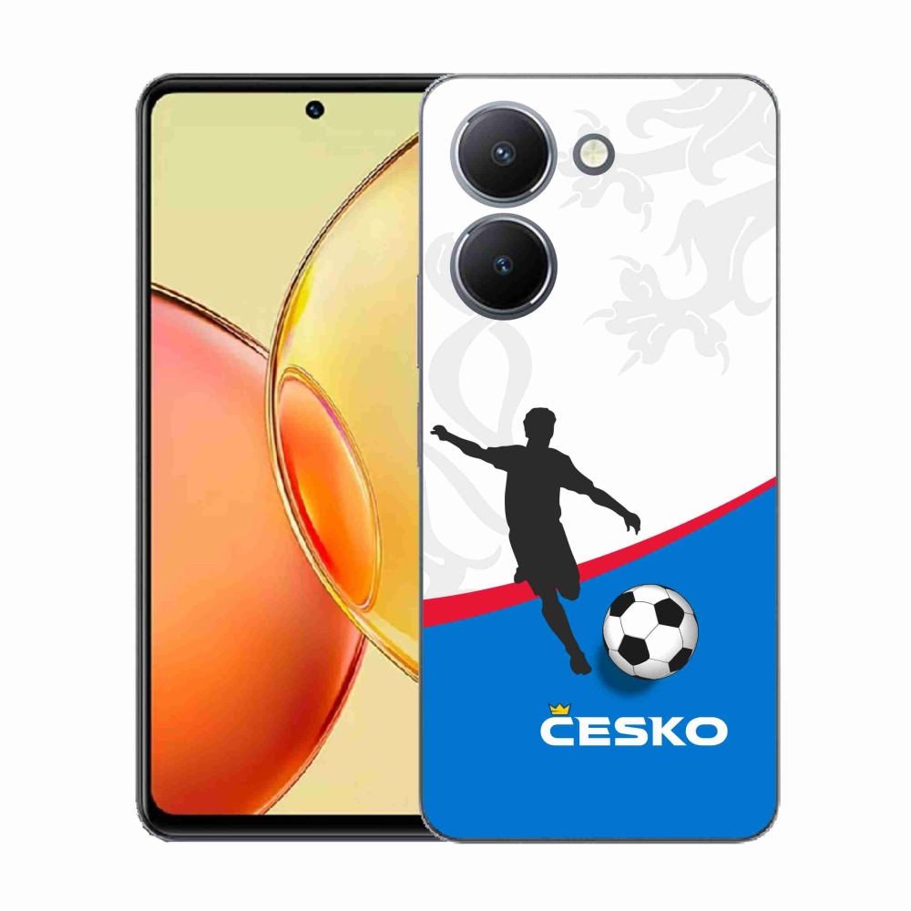 Gelový kryt mmCase na Vivo Y36 - fotbal Česko 1