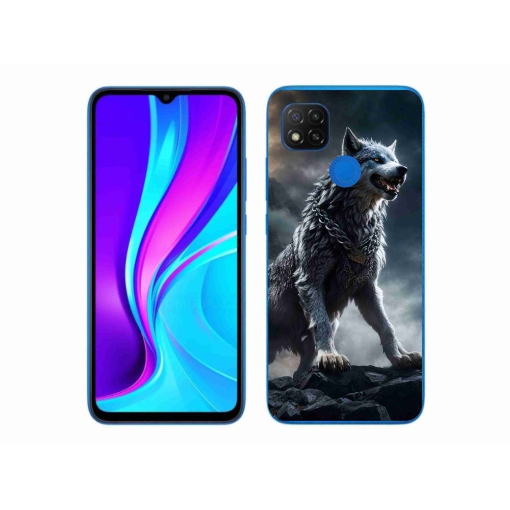 Gelový kryt mmCase na Xiaomi Redmi 9C - vlk 1