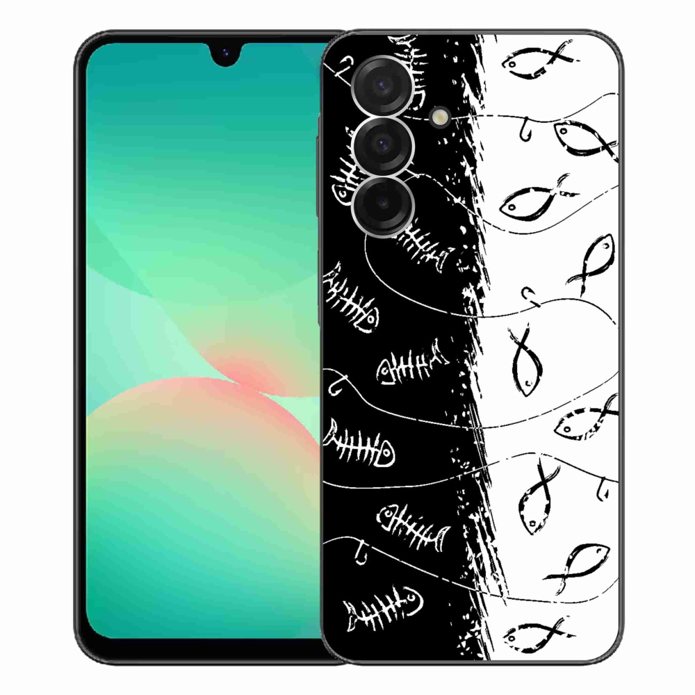 Gelový kryt mmCase na Samsung Galaxy A26 5G - kostry a rybky