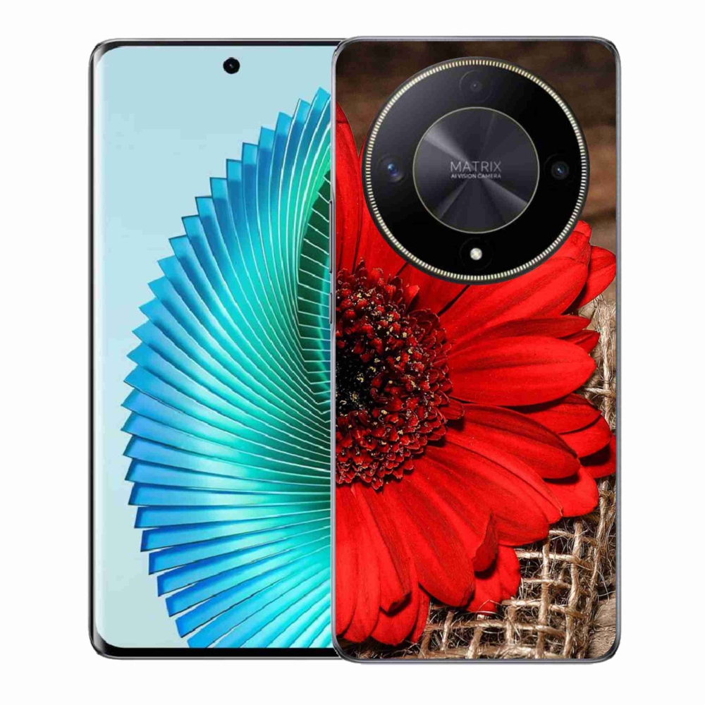 Gelový kryt mmCase na Honor Magic 6 Lite 5G - gerbera