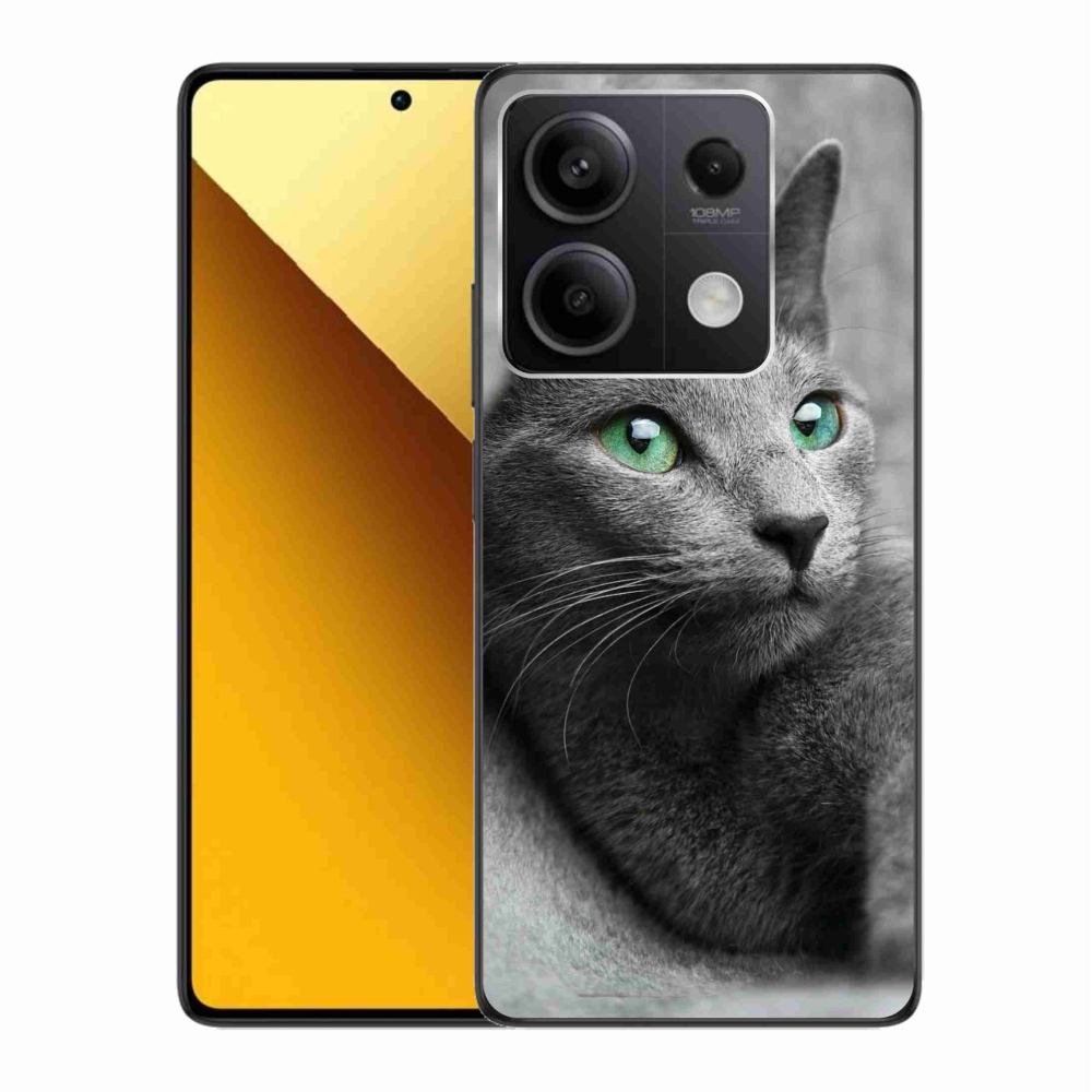 Gelový kryt mmCase na Xiaomi Redmi Note 13 5G - kočka 2