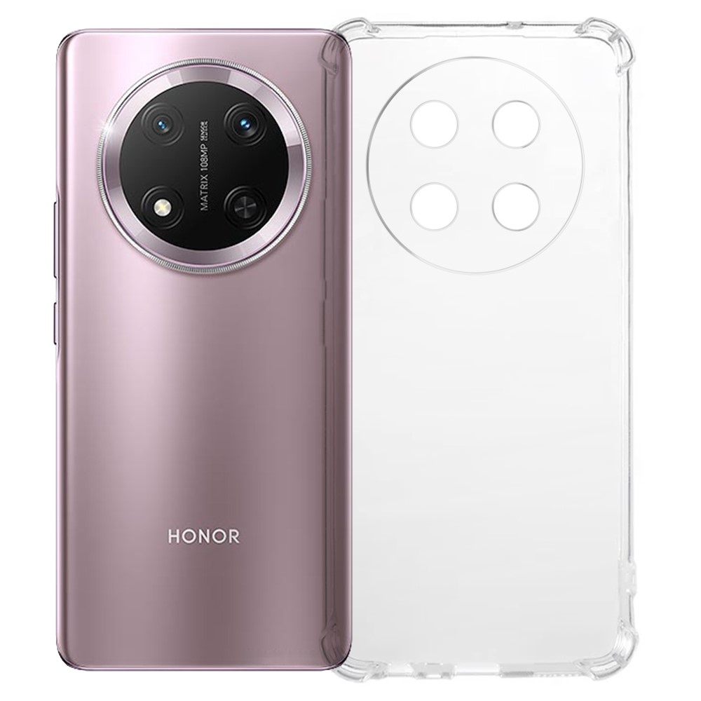 Průhledný gelový obal s vyztuženými rohy na Honor Magic 7 Lite 5G - průhledný