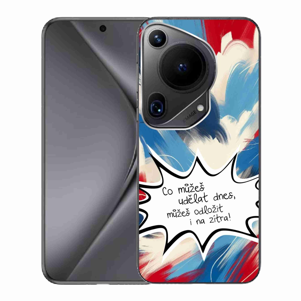 Gelový kryt mmCase na Huawei Pura 70 Ultra - vtipný text 9 bílé pozadí