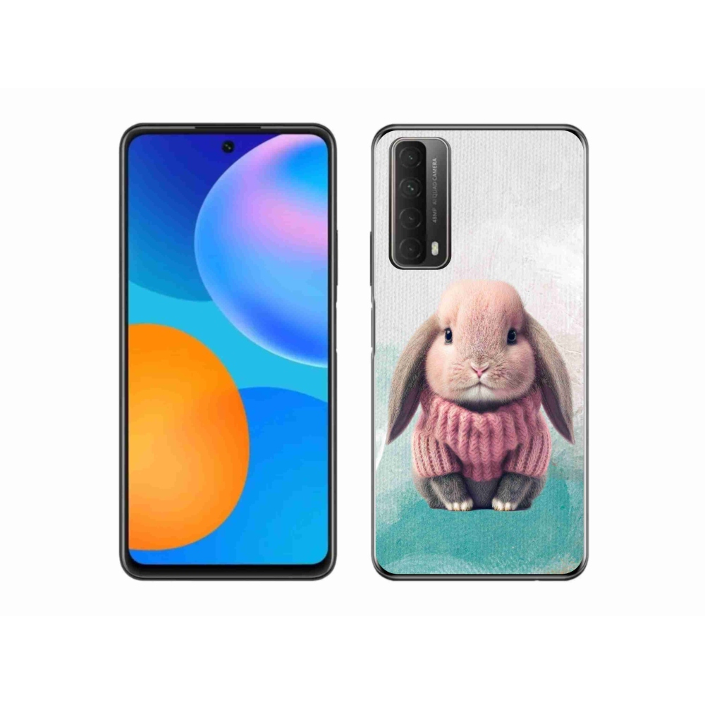 Gelový kryt mmCase na Huawei P Smart (2021) - králíček ve svetru