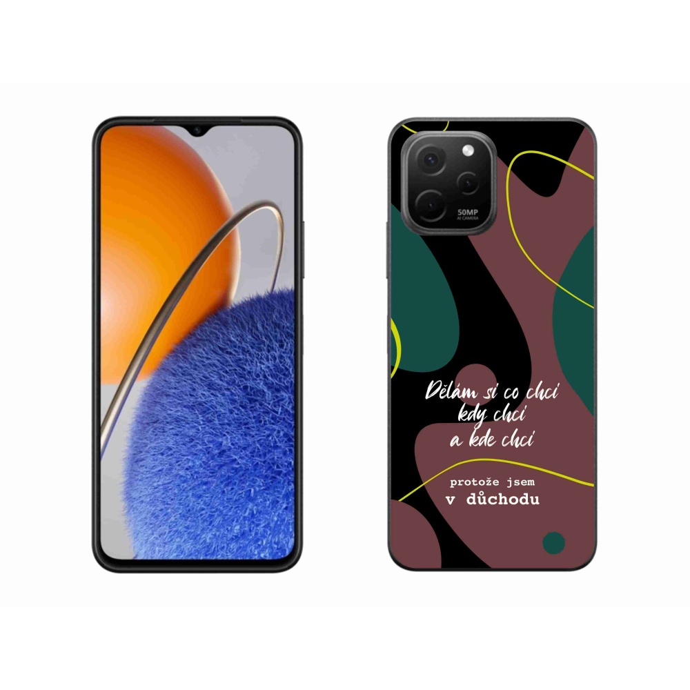 Gelový kryt mmCase na Huawei Nova Y61 - vtipný text 10 černé pozadí