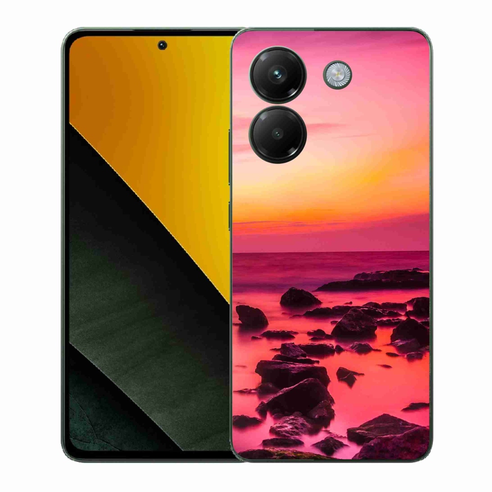 Gelový kryt mmCase na Xiaomi Poco M7 Pro 5G - moře a záře