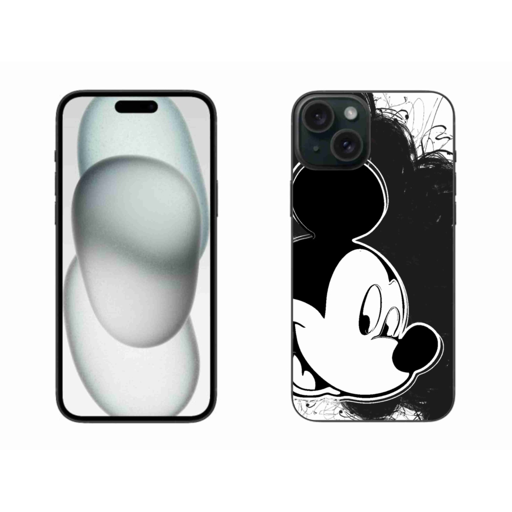 Gelový kryt mmCase na iPhone 15 Plus - mickey mouse 1