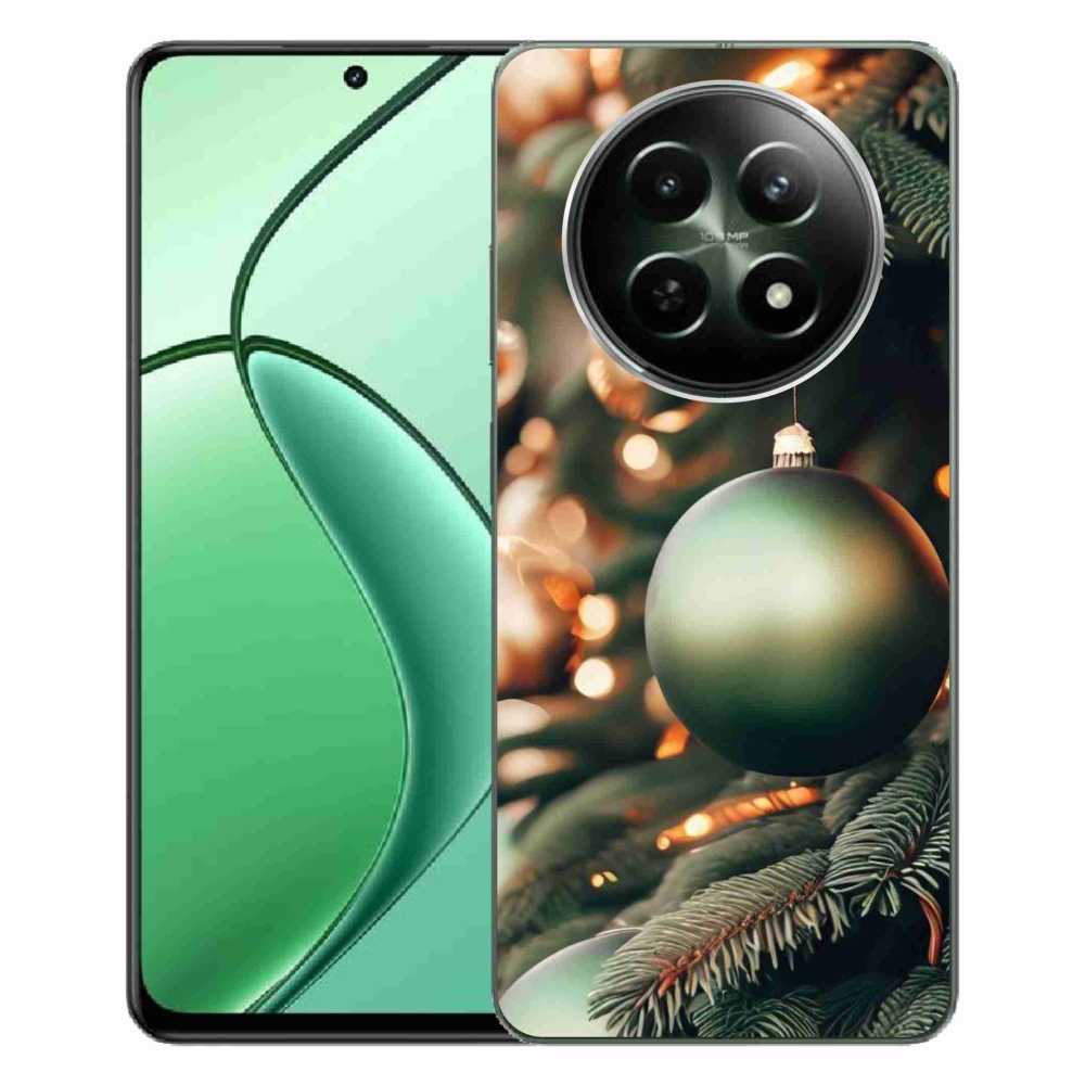 Gelový kryt mmCase na Realme 12 5G/12x 5G - vánoční ozdoby 1
